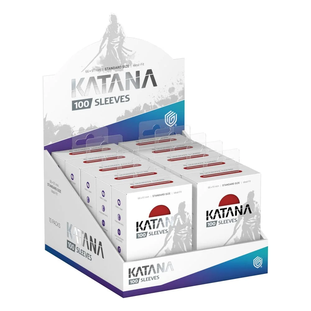 Ultimate Guard Katana Sleeves Standard Size 66 x 91 mm (100 Sleeves) - Rising Sun